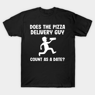 Funny Pizza Delivery Guy Anti Valentine´s Day Gift T-Shirt